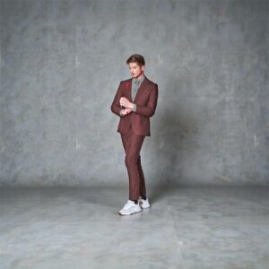 Deep maroon / burgundy jacket